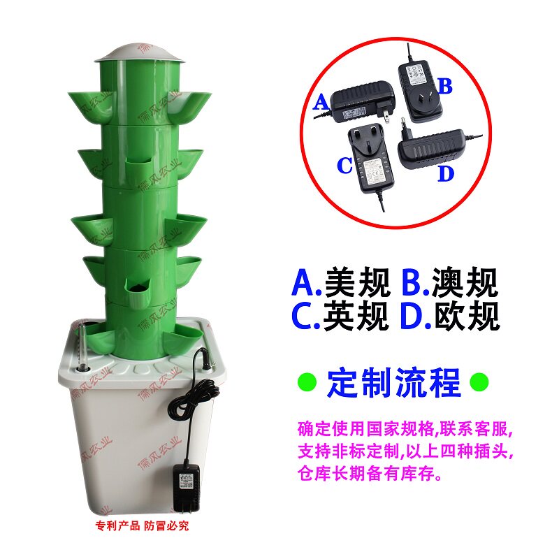 Balkon Dreidimensionaler Hydro – Hydroponic Tower Bewertung und Preis