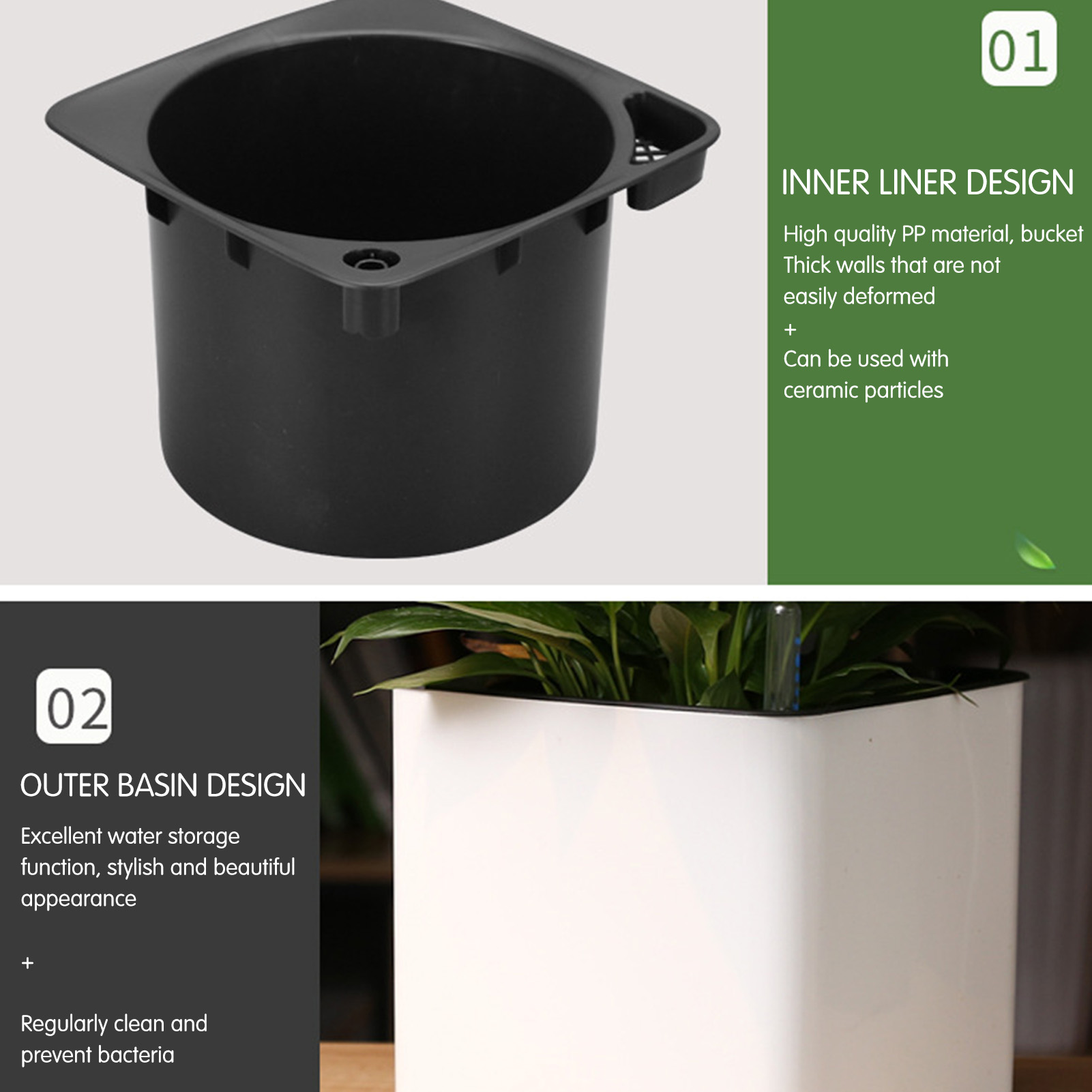 Selbstbewässernder Blumentopf  – Self Watering Planter Bewertung und Preis