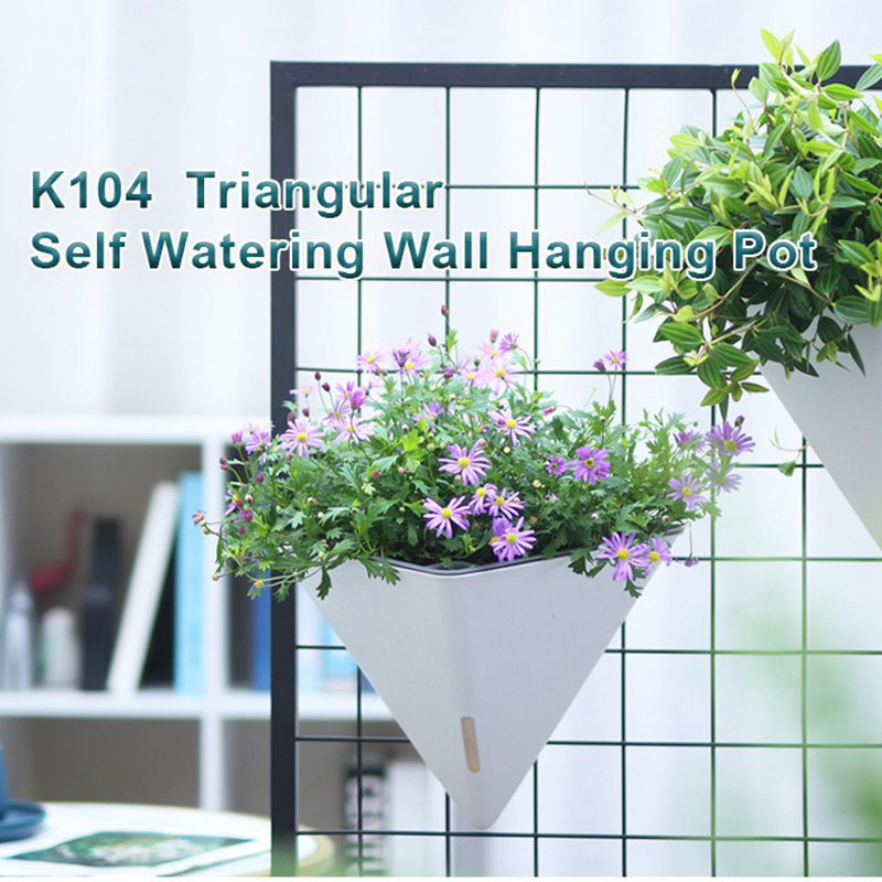 Modische dreieckige Wand-Blume – Self Watering Planter Bewertung und Preis